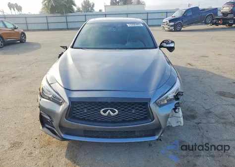 2021 Infiniti Q50 Red Sport 400 z USA, uszkodzony, nr VIN JN1FV7DP5MM850008